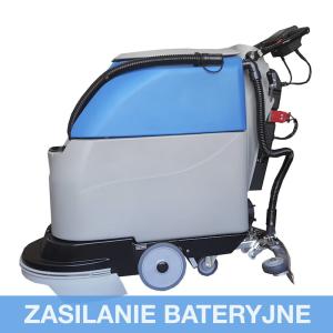 Profesjonalny automat szorująco-zbierający z zasilaniem bateryjnym do prowadzenia ręcznego - Fiorentini GIAMPY 20B