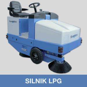 Profesjonalna zamiatarka z fotelem dla operatora - Fiorentini S38 G - SILNIK LPG