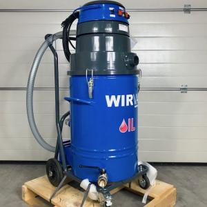 Odkurzacz przemysłowy z pompą wyładowczą do cieczy, oleju, chłodziwa i wiórów metalowych - WIRVAC OILVAC 100 PUMP