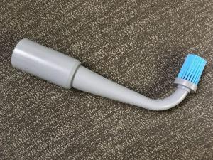 Ssawa z gumy spożywczej FDA zagięta ze szczotką