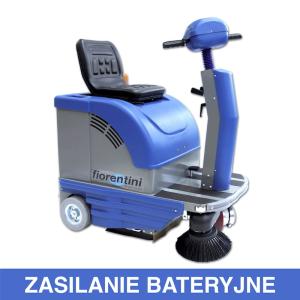 Profesjonalna zamiatarka z fotelem operatora - Fiorentini MINI SWEEPER - zasilanie bateryjne